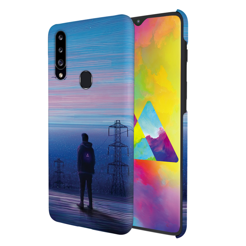 Alone at night Printed Slim Cases and Cover for Galaxy A20S