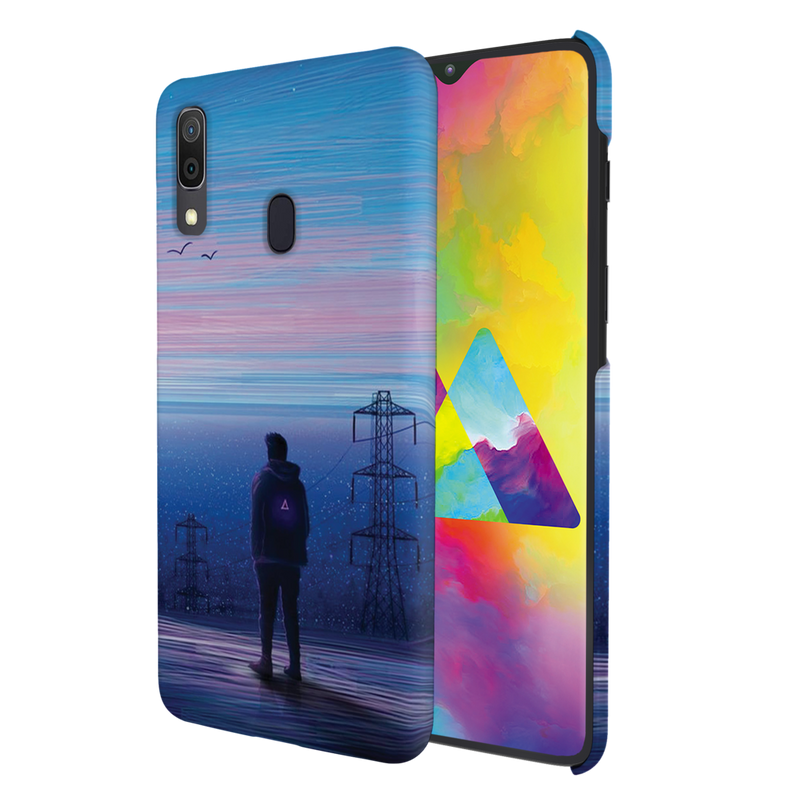 Alone at night Printed Slim Cases and Cover for Galaxy A20