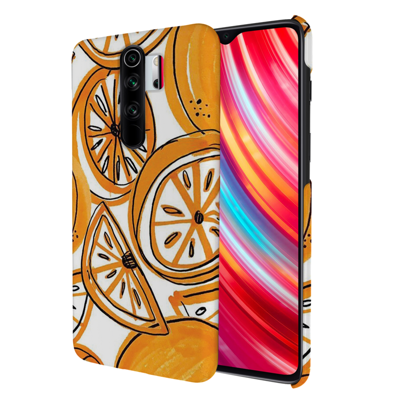 Orange Lemon Printed Slim Cases and Cover for Redmi Note 8 Pro