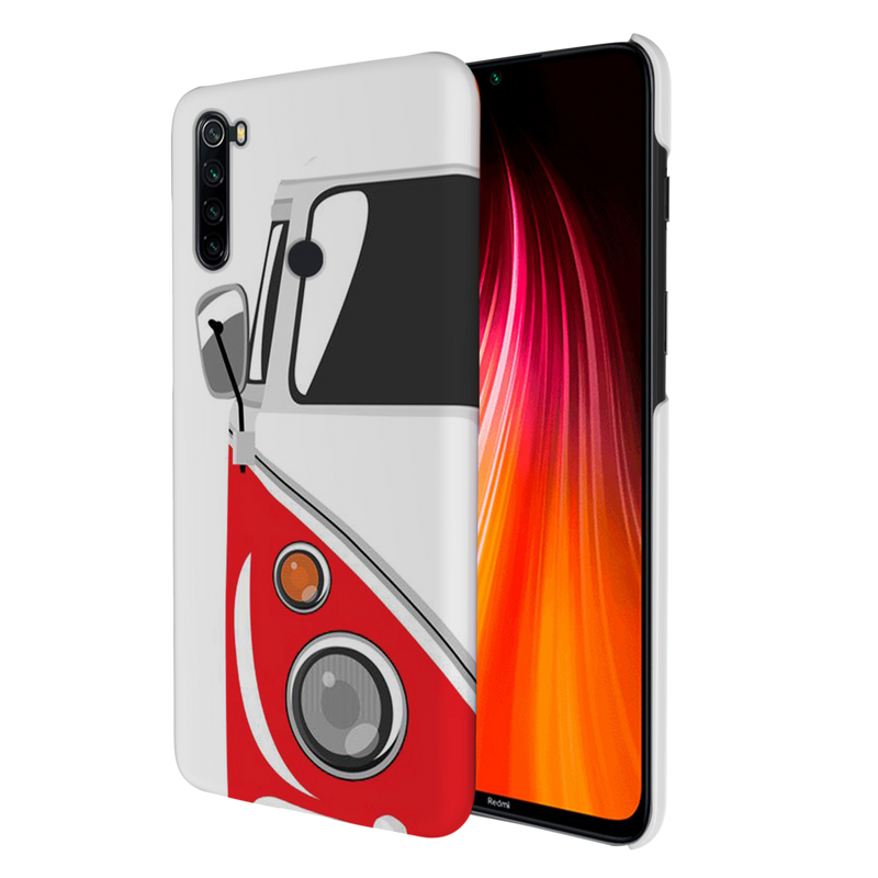 Red Volkswagon Printed Slim Cases and Cover for Redmi Note 8
