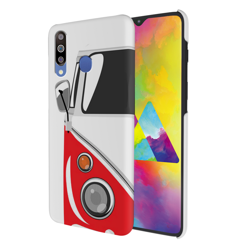 Red Volkswagon Printed Slim Cases and Cover for Galaxy M30