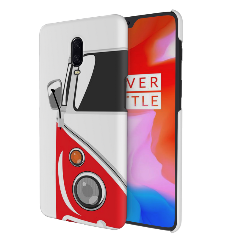 Red Volkswagon Printed Slim Cases and Cover for OnePlus 6T