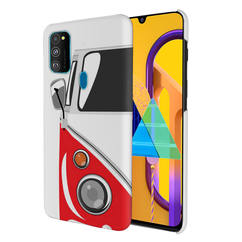 Red Volkswagon Printed Slim Cases and Cover for Galaxy M30S