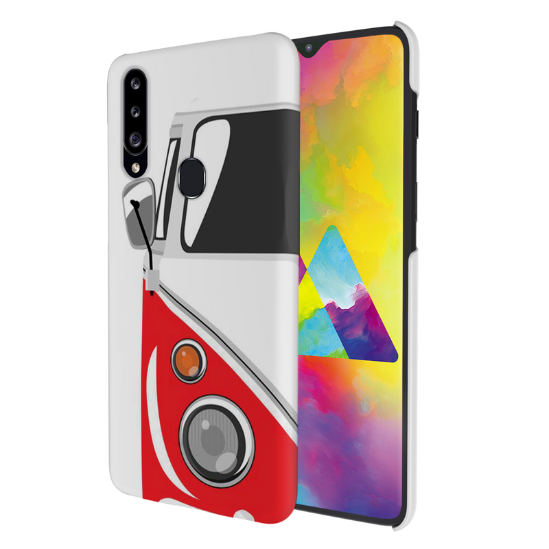 Red Volkswagon Printed Slim Cases and Cover for Galaxy A20S
