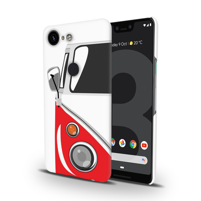 Red Volkswagon Printed Slim Cases and Cover for Pixel 3