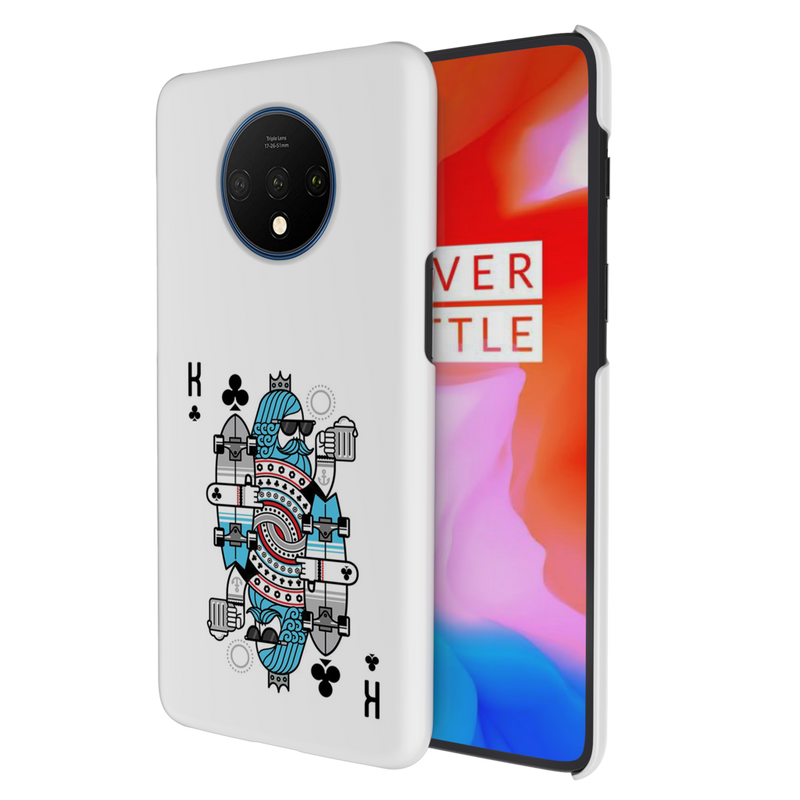 King 2 Card Printed Slim Cases and Cover for OnePlus 7T