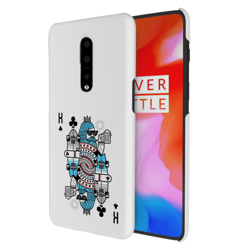 King 2 Card Printed Slim Cases and Cover for OnePlus 7 Pro