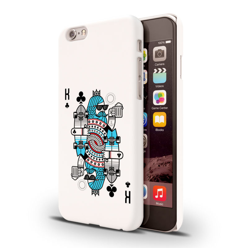 King 2 Card Printed Slim Cases and Cover for iPhone 6