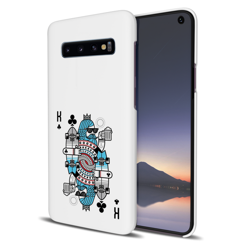 King 2 Card Printed Slim Cases and Cover for Galaxy S10