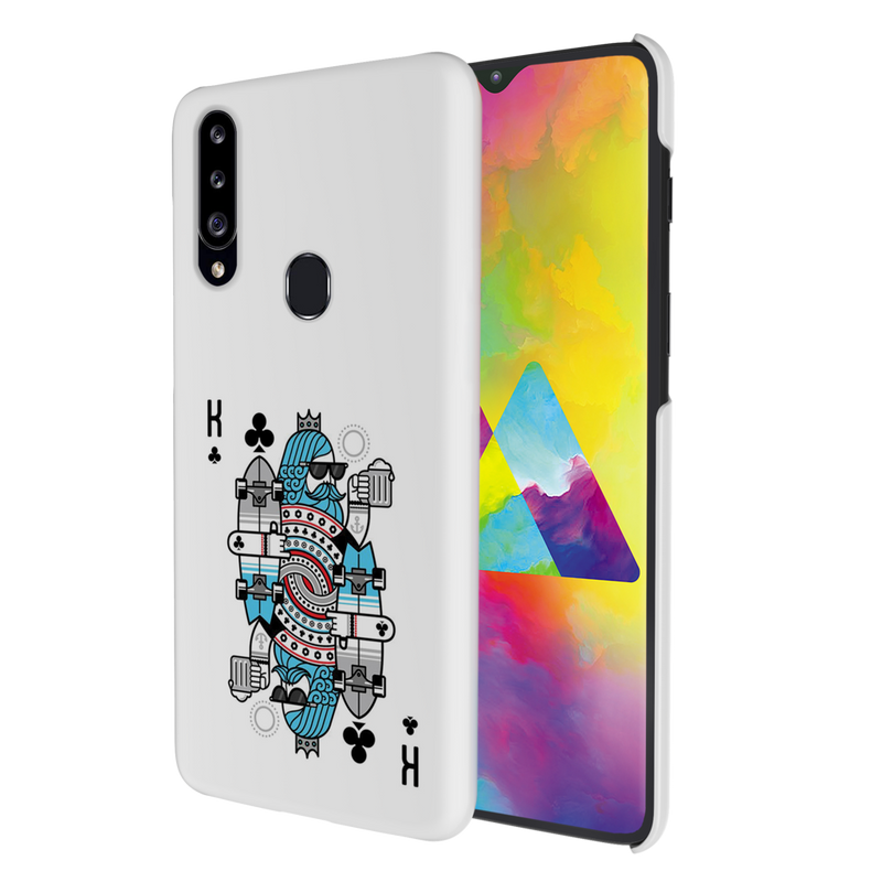 King 2 Card Printed Slim Cases and Cover for Galaxy A20S