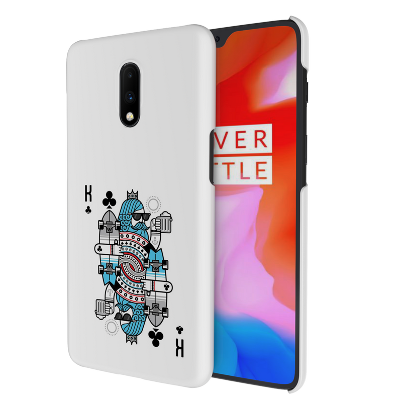 King 2 Card Printed Slim Cases and Cover for OnePlus 7
