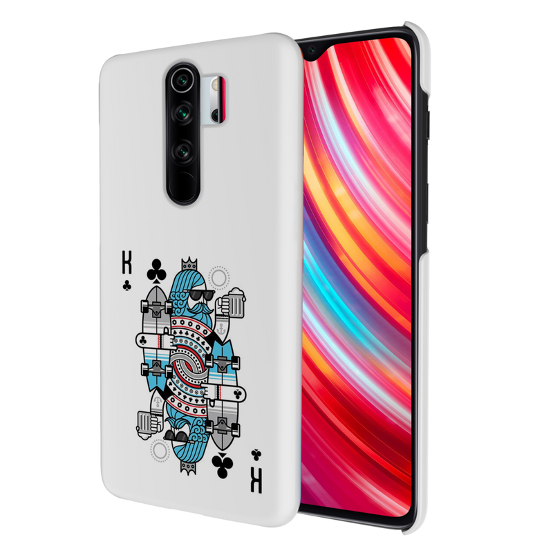 King 2 Card Printed Slim Cases and Cover for Redmi Note 8 Pro