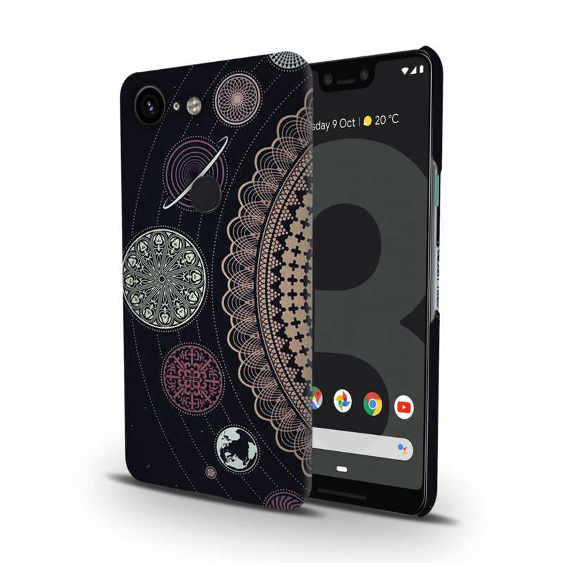 Space Globe Printed Slim Cases and Cover for Pixel 3