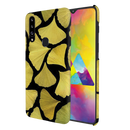 Yellow Leafs Printed Slim Cases and Cover for Galaxy A20S