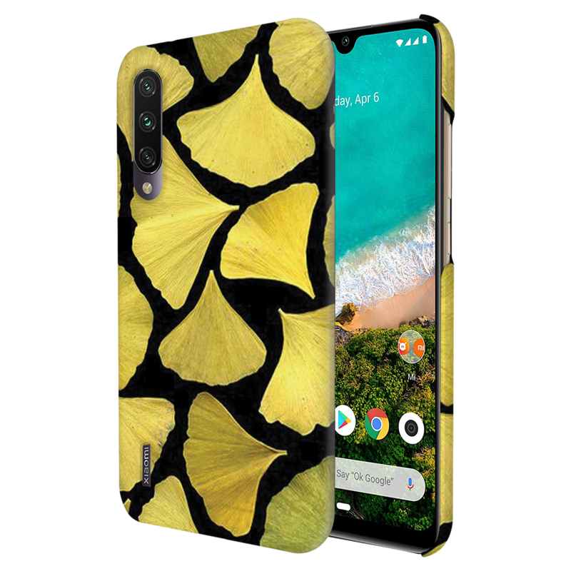 Yellow Leafs Printed Slim Cases and Cover for Redmi A3