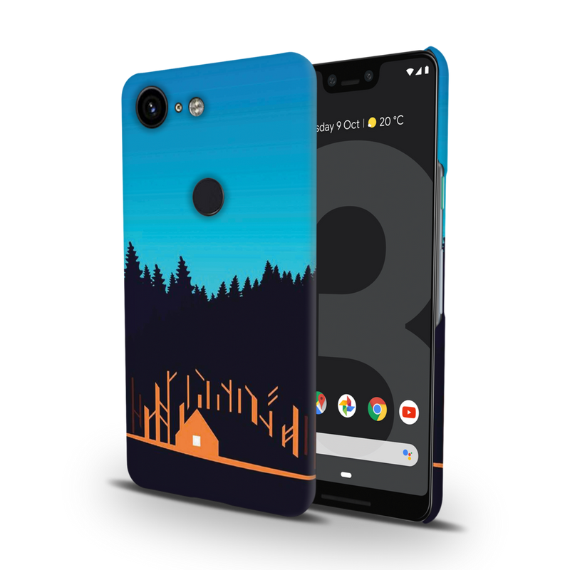 Night Stay Printed Slim Cases and Cover for Pixel 3