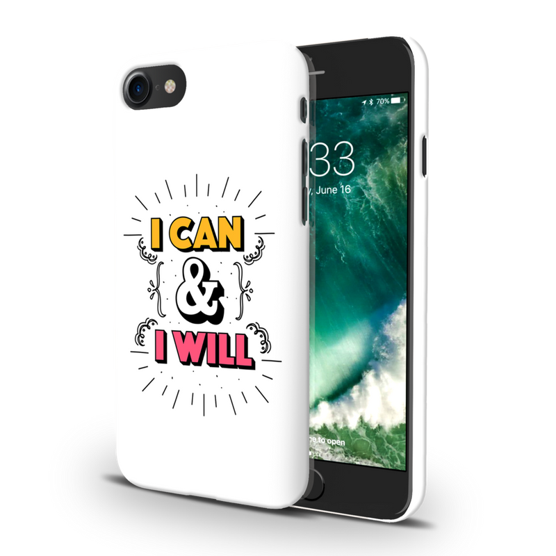 I can and I will Printed Slim Cases and Cover for iPhone 7