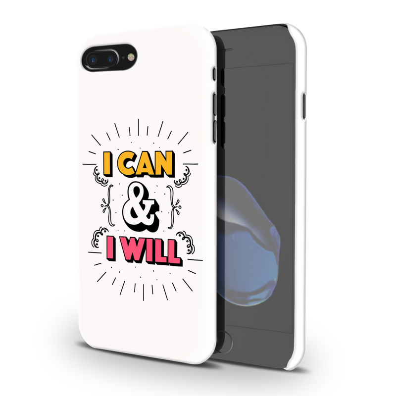 I can and I will Printed Slim Cases and Cover for iPhone 7 Plus