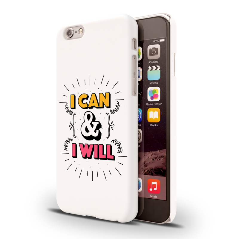I can and I will Printed Slim Cases and Cover for iPhone 6