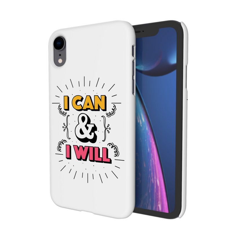 I can and I will Printed Slim Cases and Cover for iPhone XR