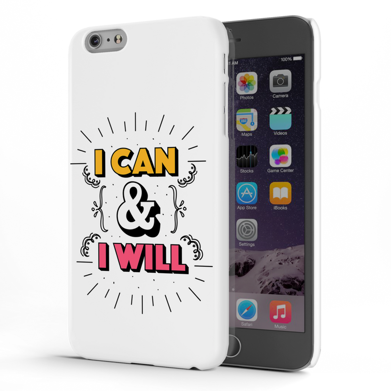 I can and I will Printed Slim Cases and Cover for iPhone 6 Plus