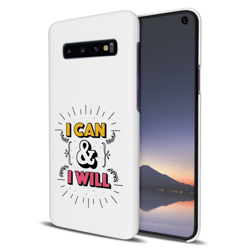 I can and I will Printed Slim Cases and Cover for Galaxy S10