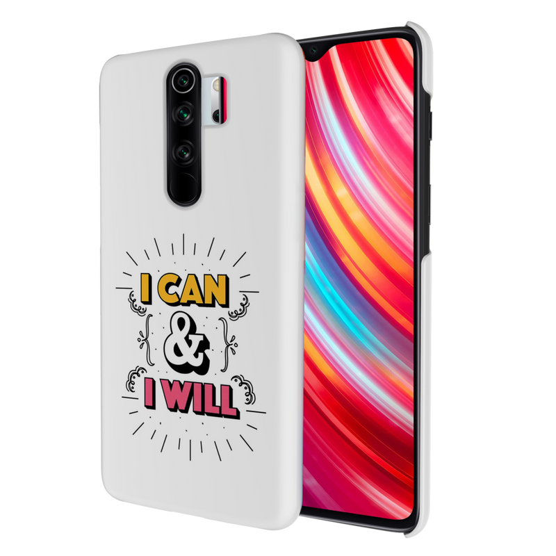 I can and I will Printed Slim Cases and Cover for Redmi Note 8 Pro