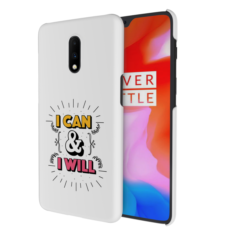 I can and I will Printed Slim Cases and Cover for OnePlus 7