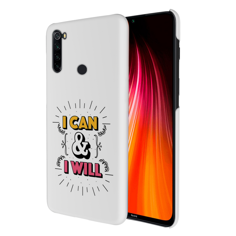 I can and I will Printed Slim Cases and Cover for Redmi Note 8