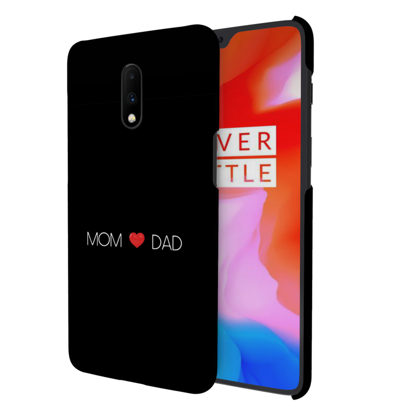 Mom and Dad Printed Slim Cases and Cover for OnePlus 7