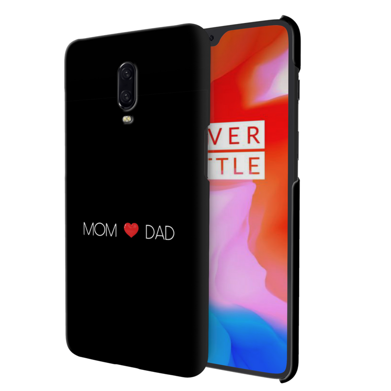 Mom and Dad Printed Slim Cases and Cover for OnePlus 6T