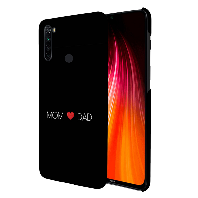 Mom and Dad Printed Slim Cases and Cover for Redmi Note 8