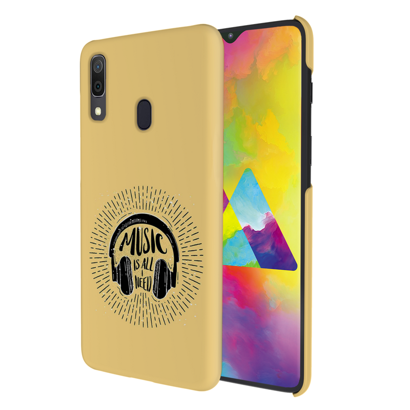 Music is all i need Printed Slim Cases and Cover for Galaxy A30