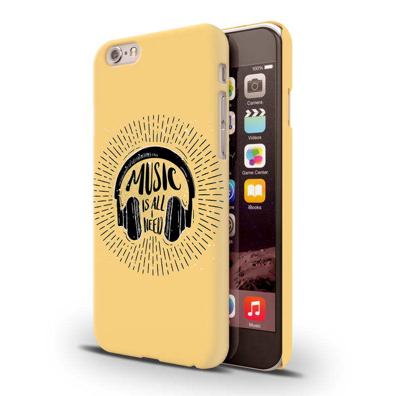 Music is all i need Printed Slim Cases and Cover for iPhone 6