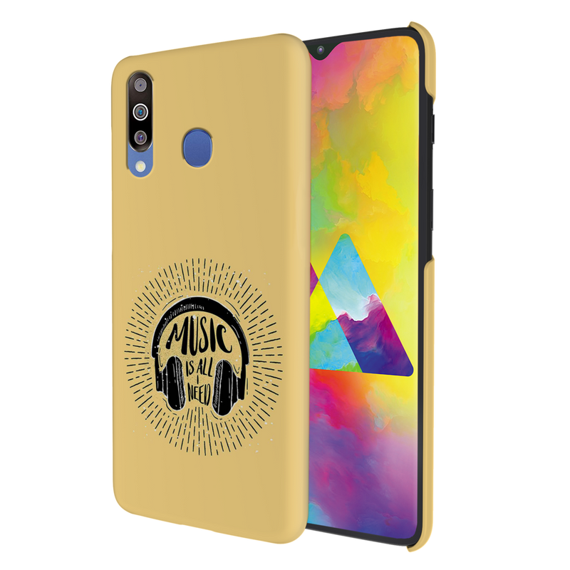 Music is all i need Printed Slim Cases and Cover for Galaxy M30