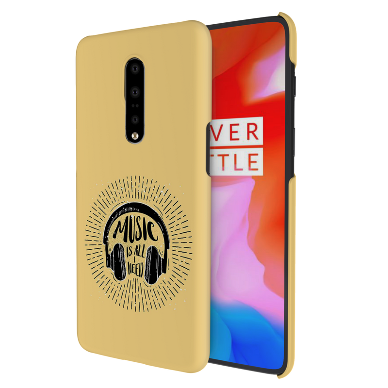 Music is all i need Printed Slim Cases and Cover for OnePlus 7 Pro