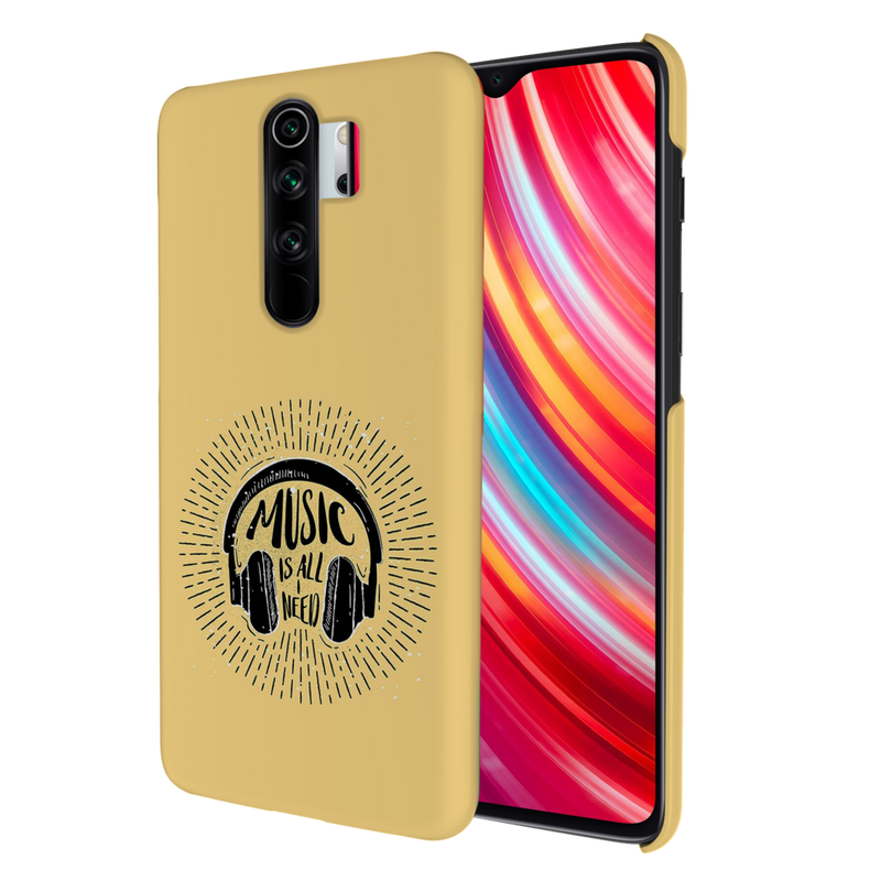 Music is all i need Printed Slim Cases and Cover for Redmi Note 8 Pro