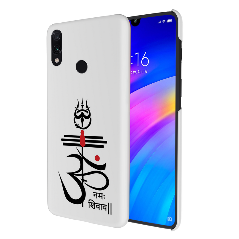 OM namah siwaay Printed Slim Cases and Cover for Redmi Note 7 Pro