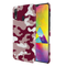 Maroon and White Camouflage Printed Slim Cases and Cover for Galaxy A30