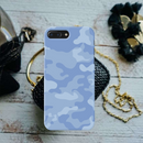 Blue and White Camouflage Printed Slim Cases and Cover for iPhone 7 Plus