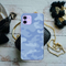 Blue and White Camouflage Printed Slim Cases and Cover for iPhone 12 Mini