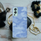 Blue and White Camouflage Printed Slim Cases and Cover for OnePlus Nord 2
