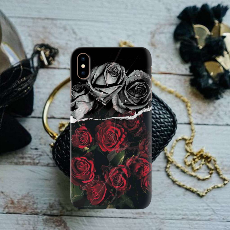 Dark Roses Printed Slim Cases and Cover for iPhone XS Max