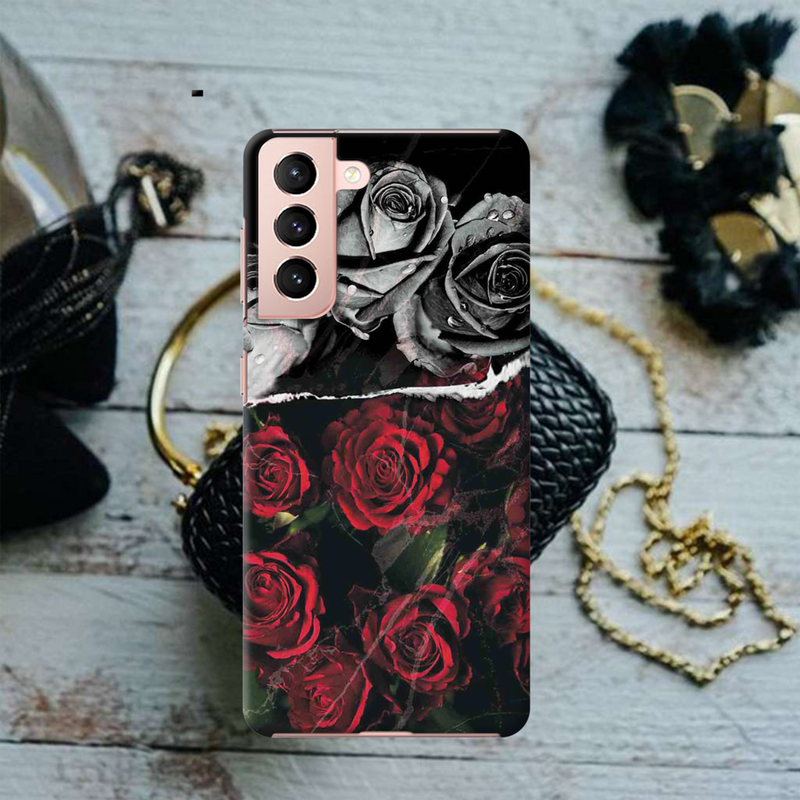 Dark Roses Printed Slim Cases and Cover for Galaxy S21