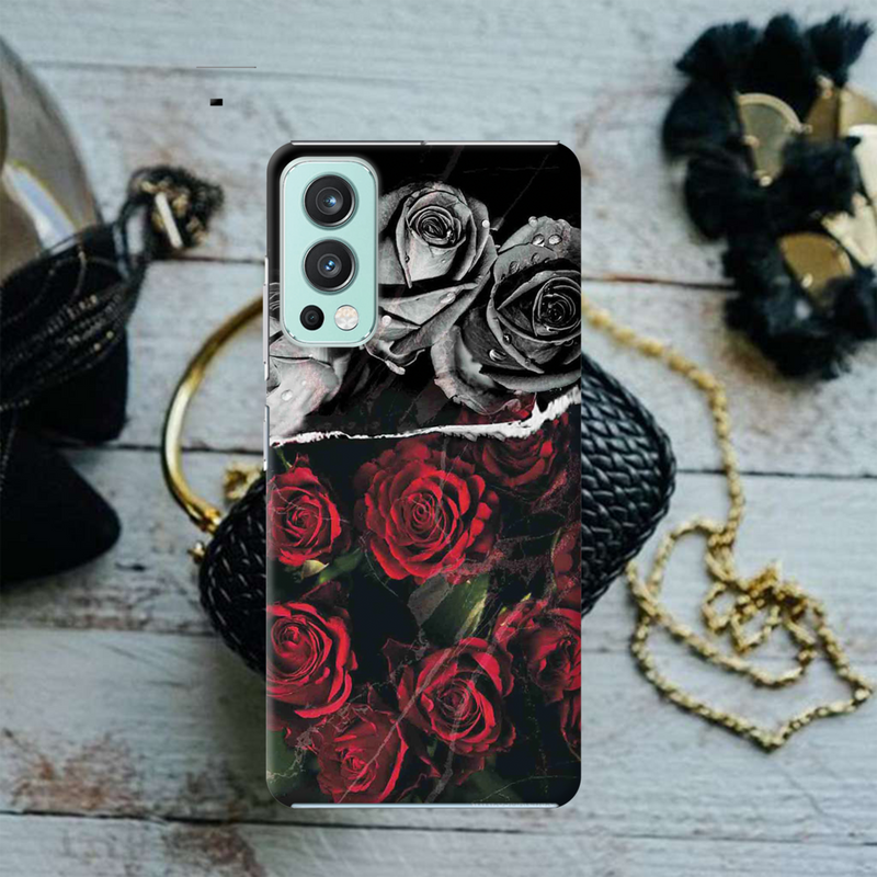 Dark Roses Printed Slim Cases and Cover for OnePlus Nord 2