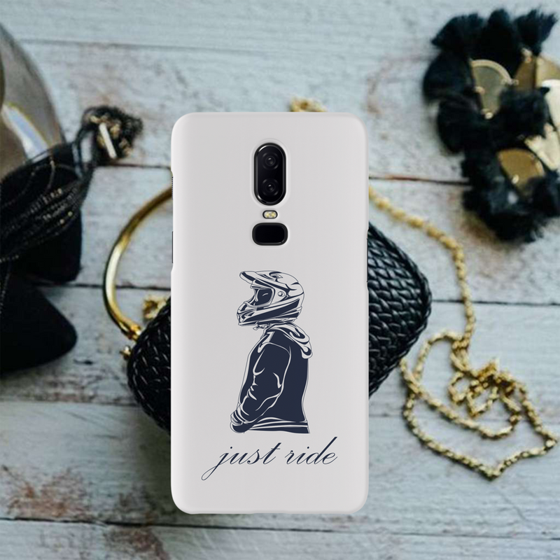 Just Ride Printed Slim Cases and Cover for OnePlus 6