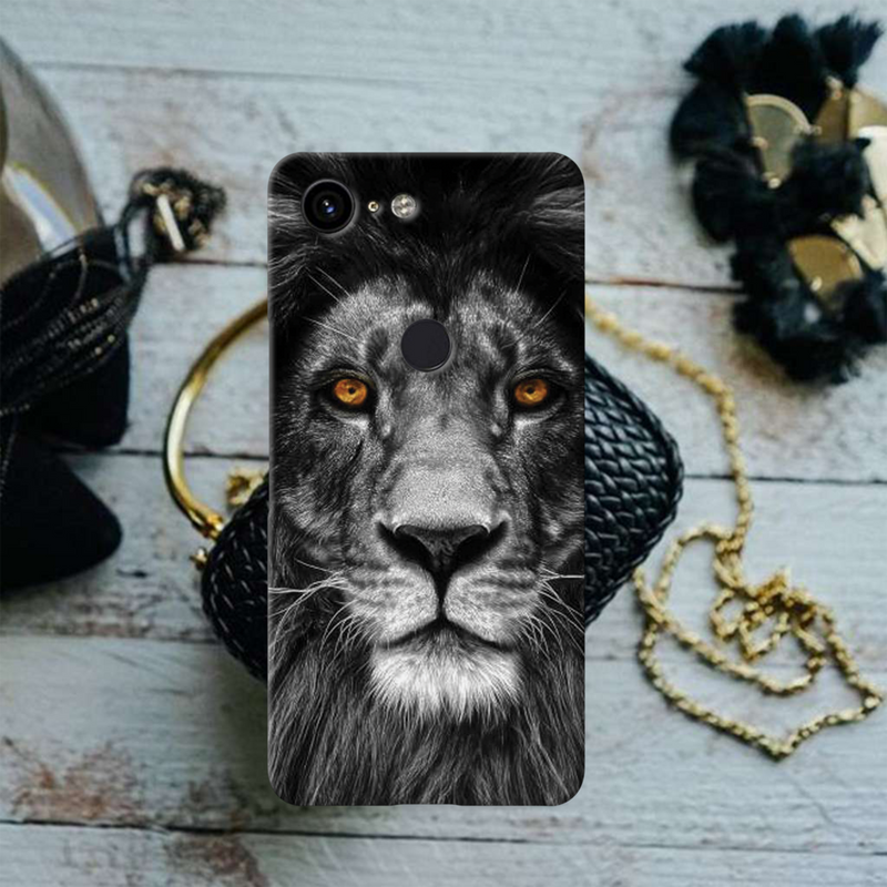 Lion Face Printed Slim Cases and Cover for Pixel 3