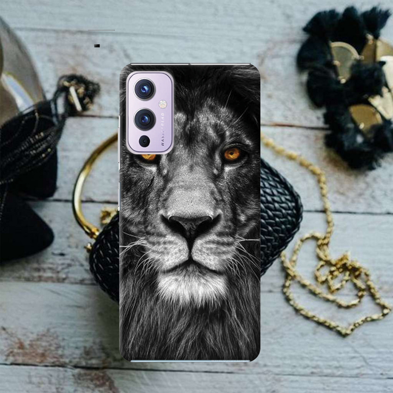 Lion Face Printed Slim Cases and Cover for OnePlus 9