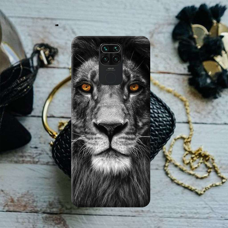 Lion Face Printed Slim Cases and Cover for Redmi Note 9
