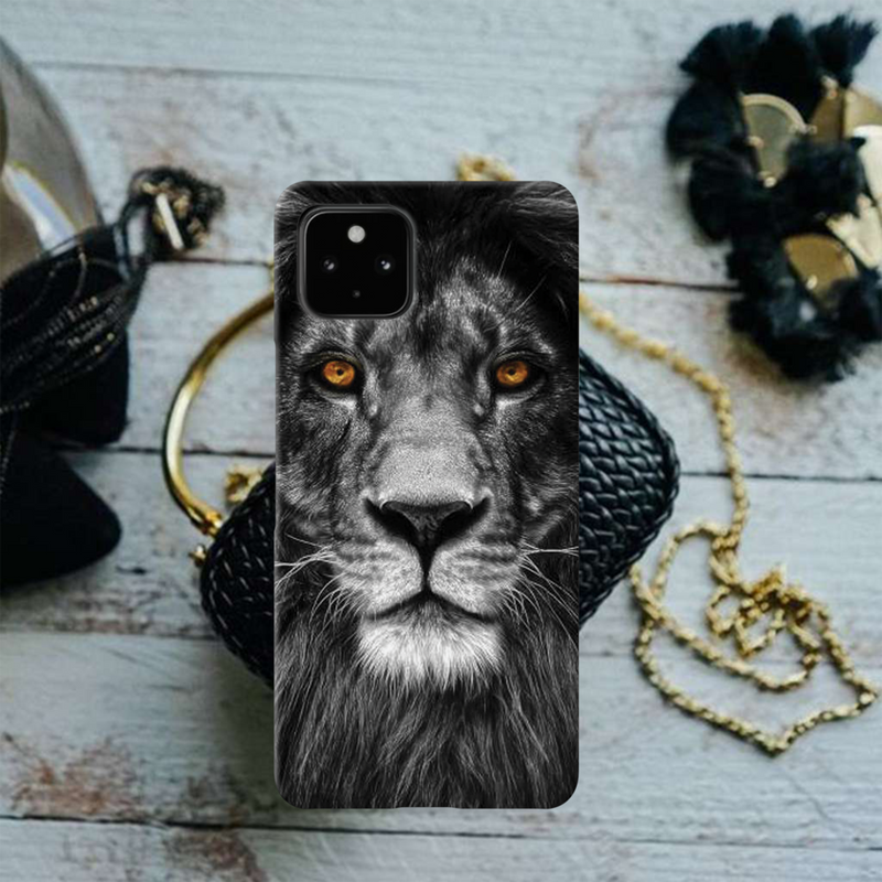 Lion Face Printed Slim Cases and Cover for Pixel 4A
